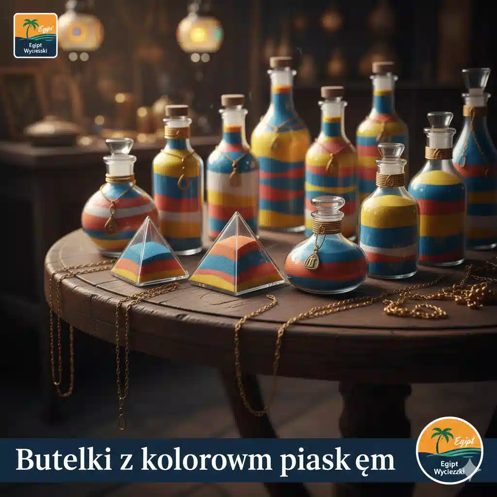 Butelki z kolorowym piaskiem