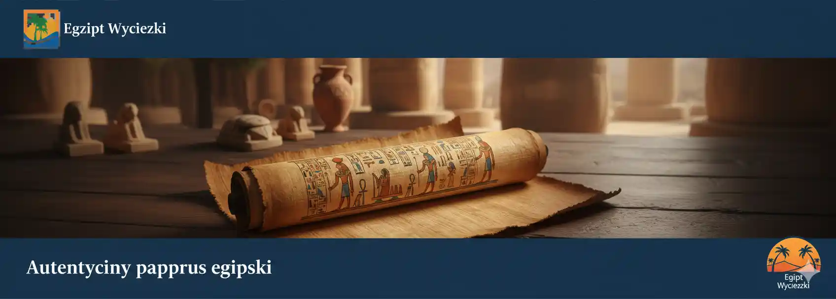 Autentyczny papirus egipski 