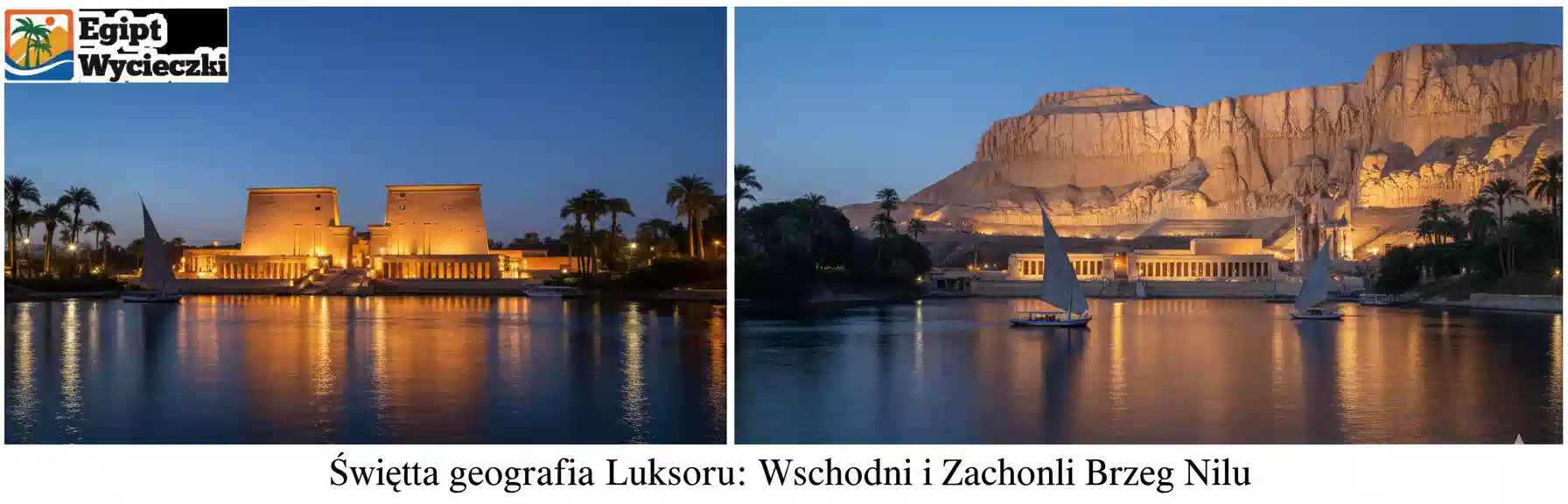 Święta geografia Luksoru: Wschodni i Zachodni Brzeg Nilu
