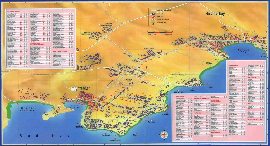 Mapa Sharm el Sheikh